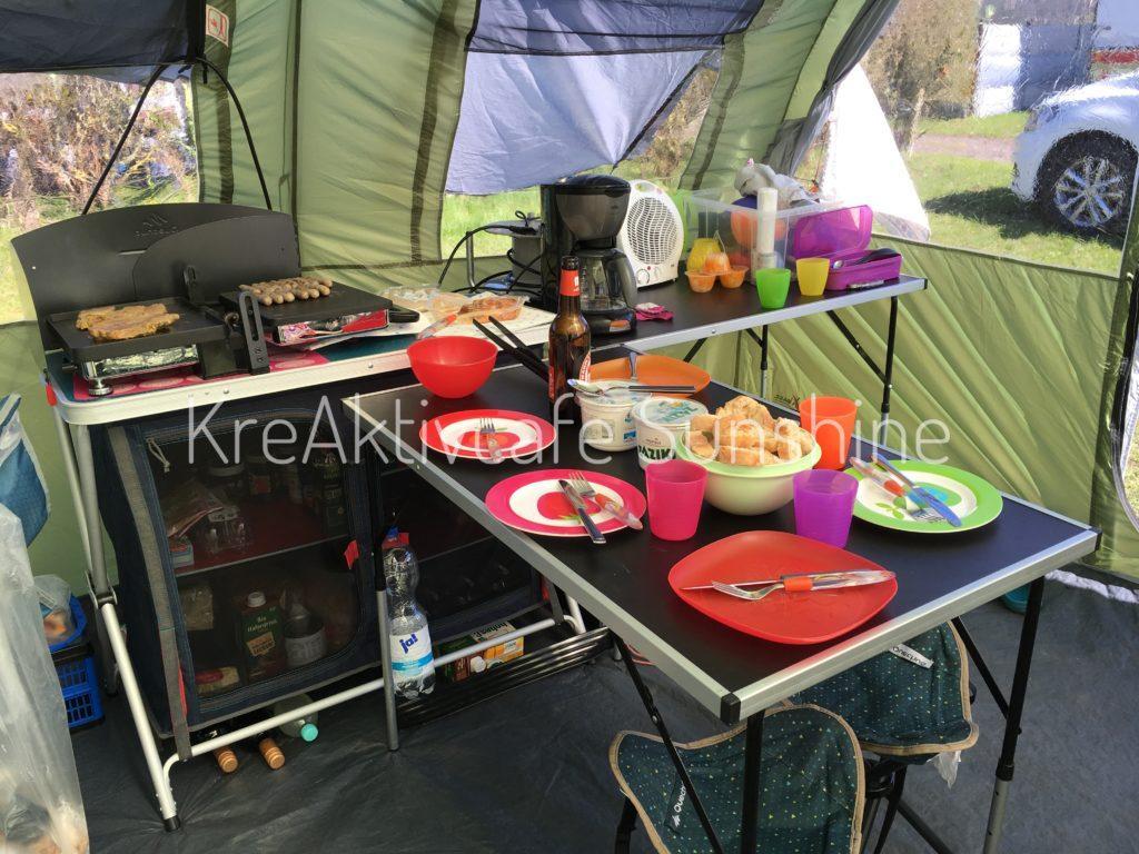 Die einfache Campingküche